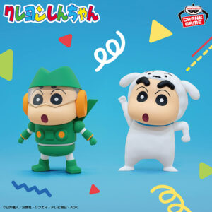 クレヨンしんちゃん - カンタム・ロボしんちゃんとシロしんちゃん コスプレしんちゃん フィギュア