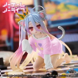 ノーゲーム・ノーライフ - 白 (猫耳シャツ) Desktop Cute フィギュア [別カラー]