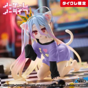 ノーゲーム・ノーライフ - 白 (猫耳シャツ) Desktop Cute フィギュア [タイクレ限定 / 別カラー]