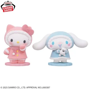 サンリオ - ハローキティ & シナモロール Fluffy Puffy フィギュア